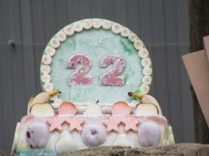 スミソニアン動物園ティエンティエン誕生日ケーキ
