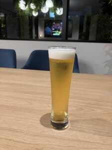 ノボテル奈良ロビーバーウエルカムドリンクビール