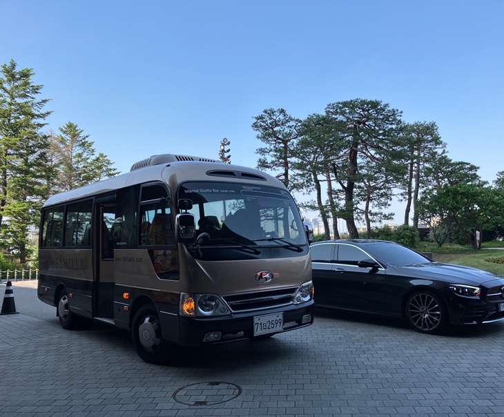 新羅ホテルシャトルバス