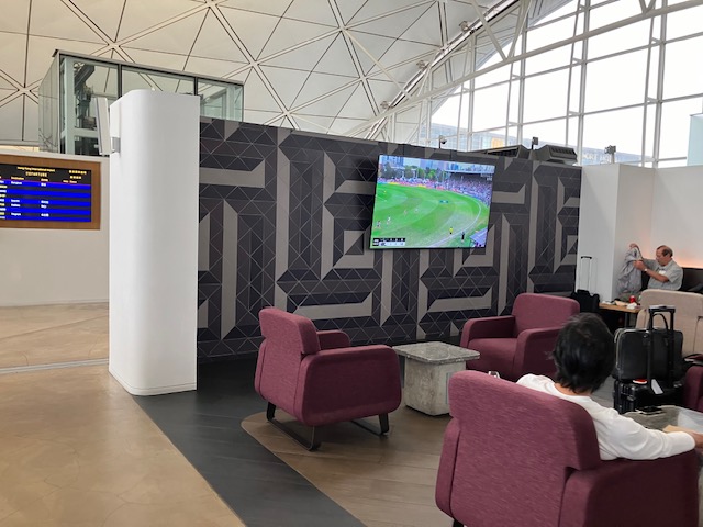 香港国際空港カンタスラウンジ