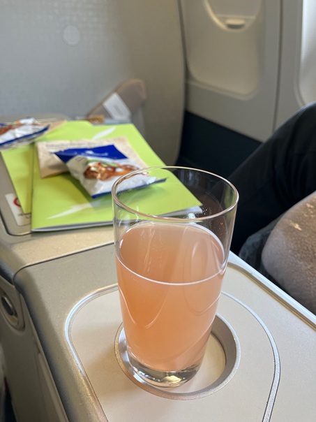 大韓航空ウエルカムドリンク