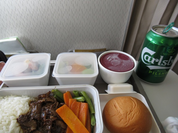 キャセイパシフィック仁川香港エコノミー機内食