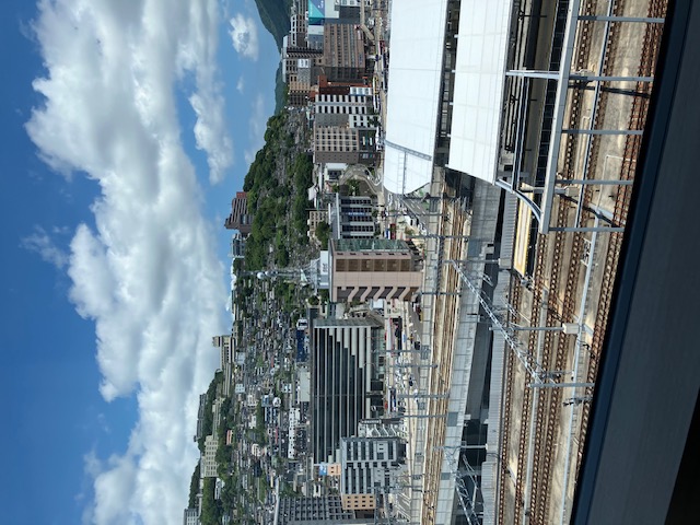 ヒルトン長崎駅側の景色