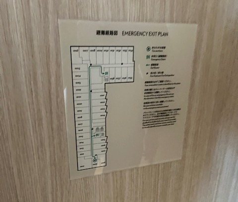 ヒルトン長崎部屋の向き