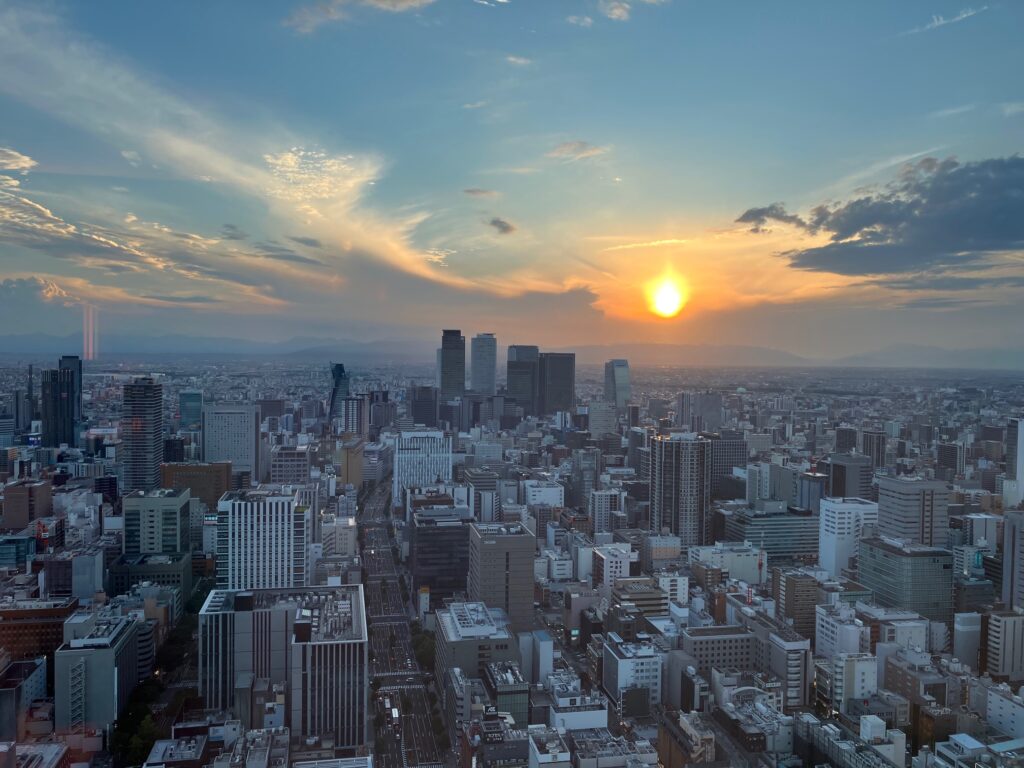 コンラッド名古屋部屋からの眺め